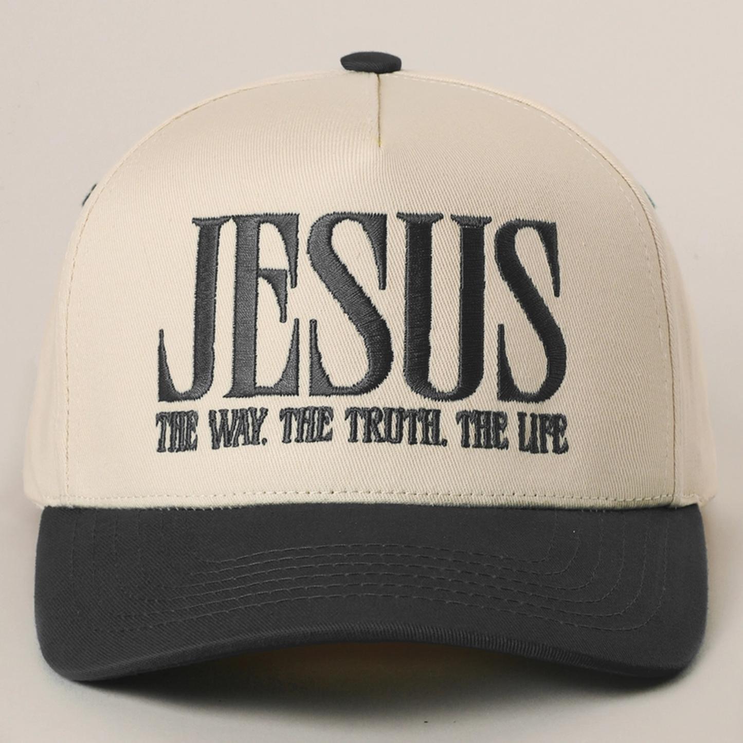 JESUS Way Truth Life Embroidered Hat