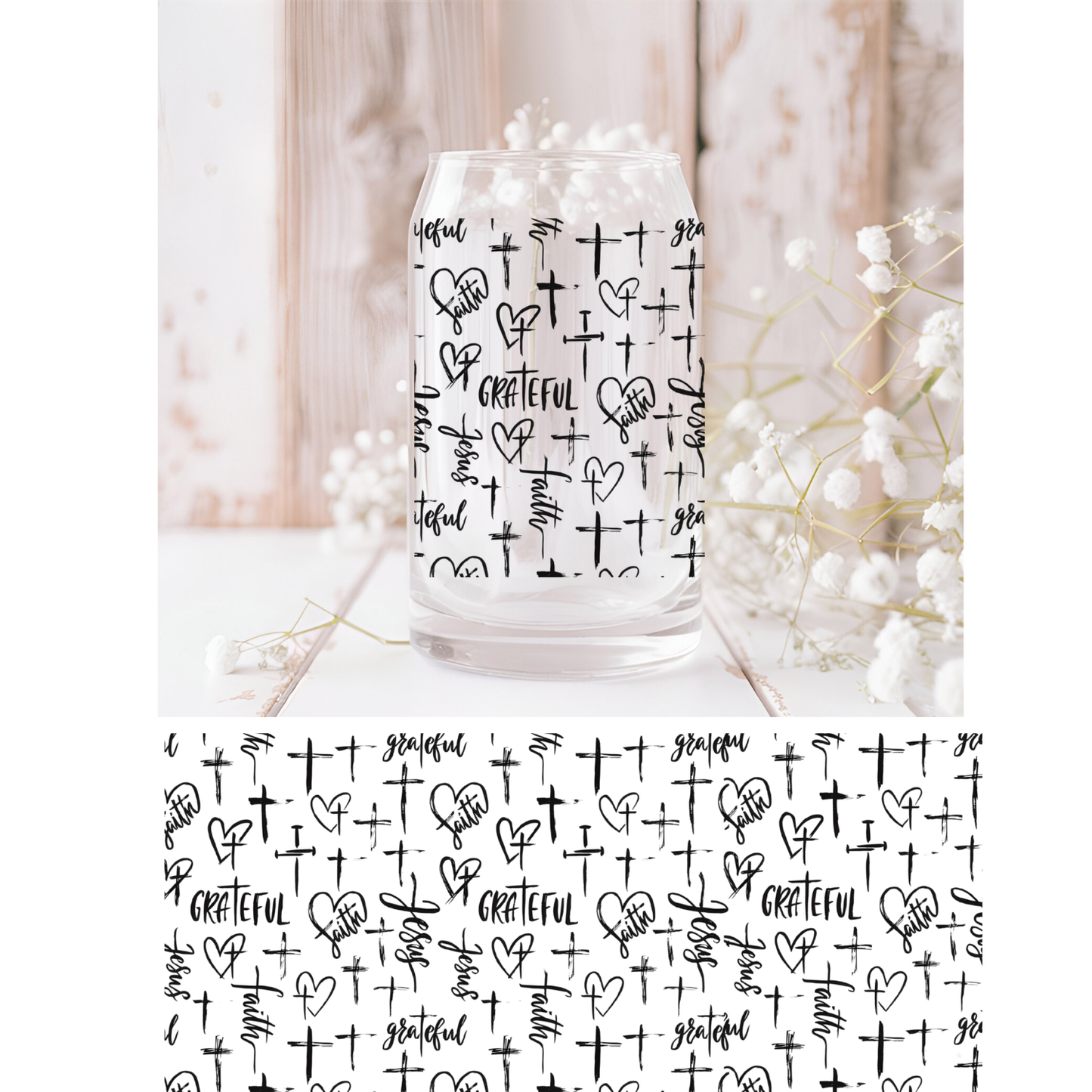 Grateful Faith UVDTF Cup Wrap