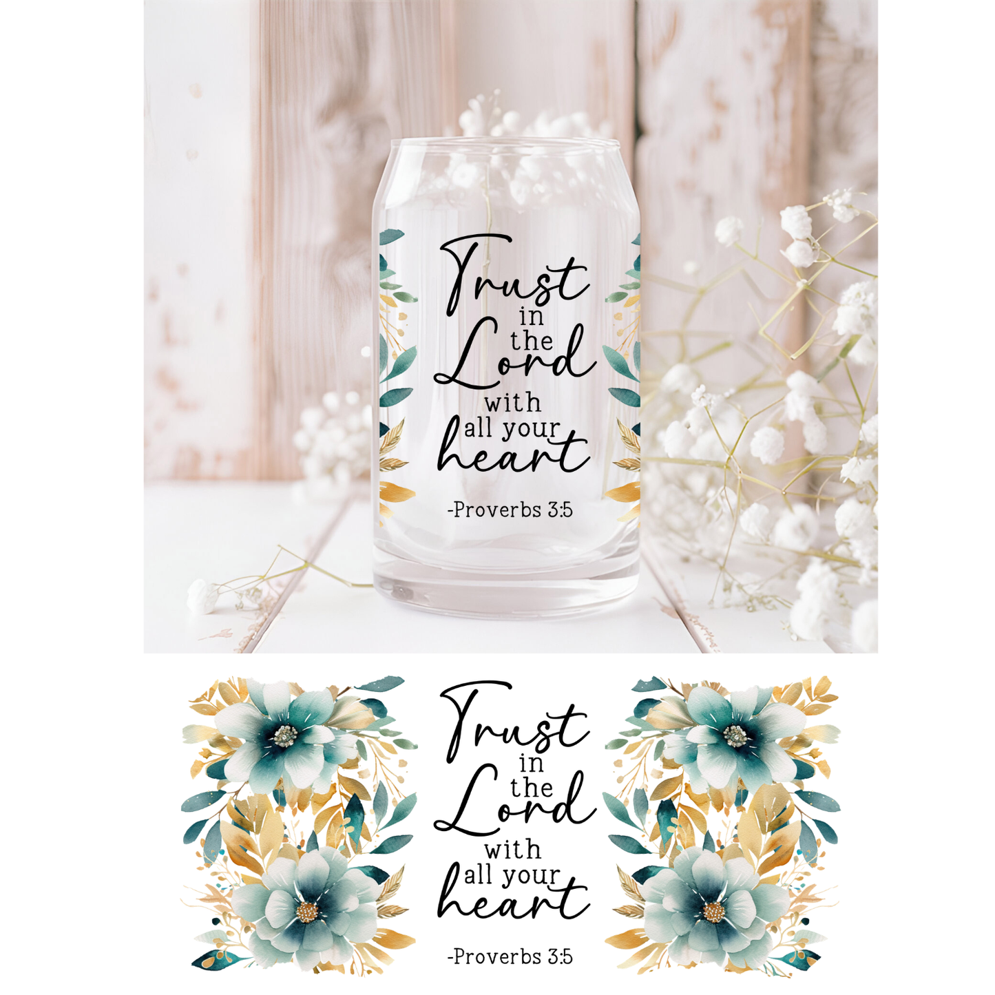 Trust in the Lord UVDTF Cup Wrap