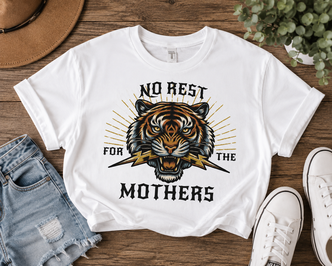 No Rest for the Mothers Crop Tee