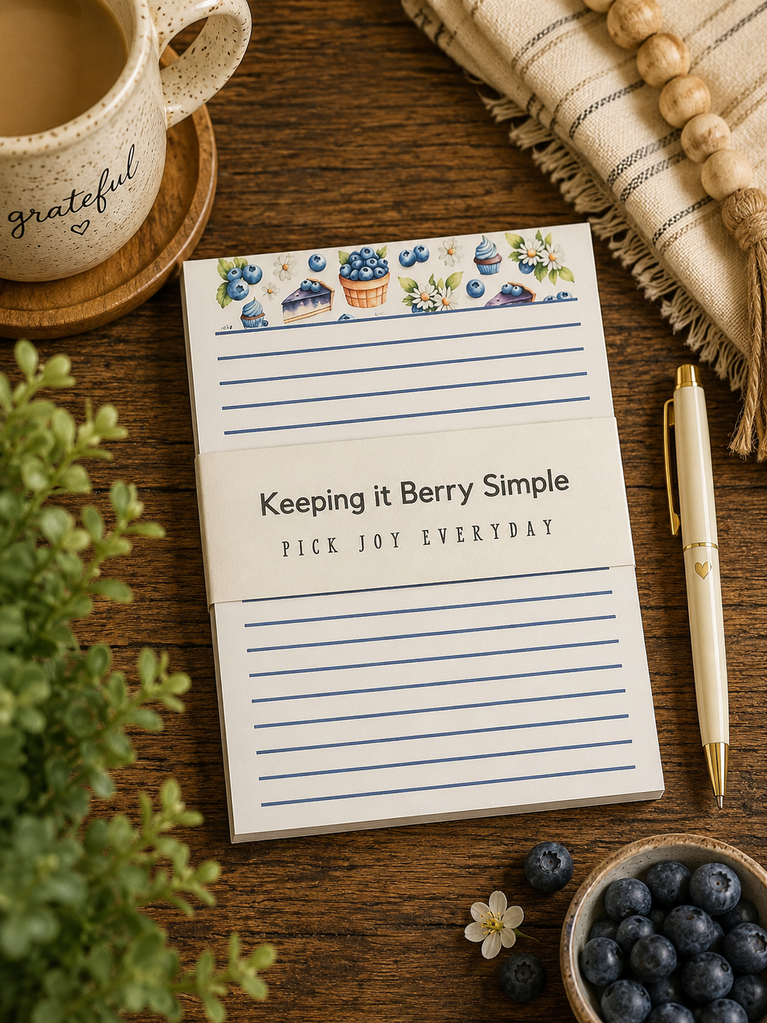 Keeping It Berry Simple Notepad