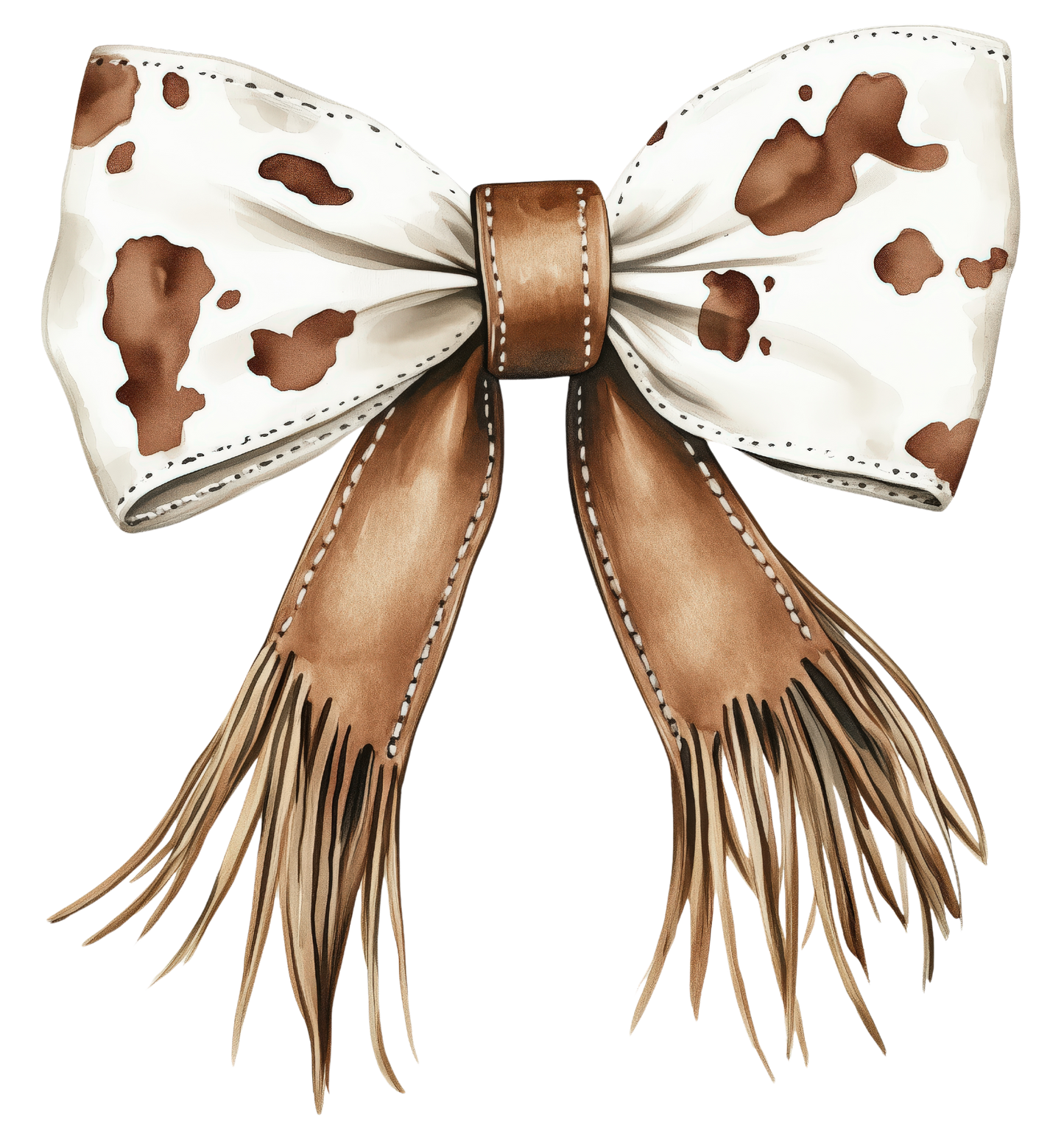 Cowhide Bow DTF