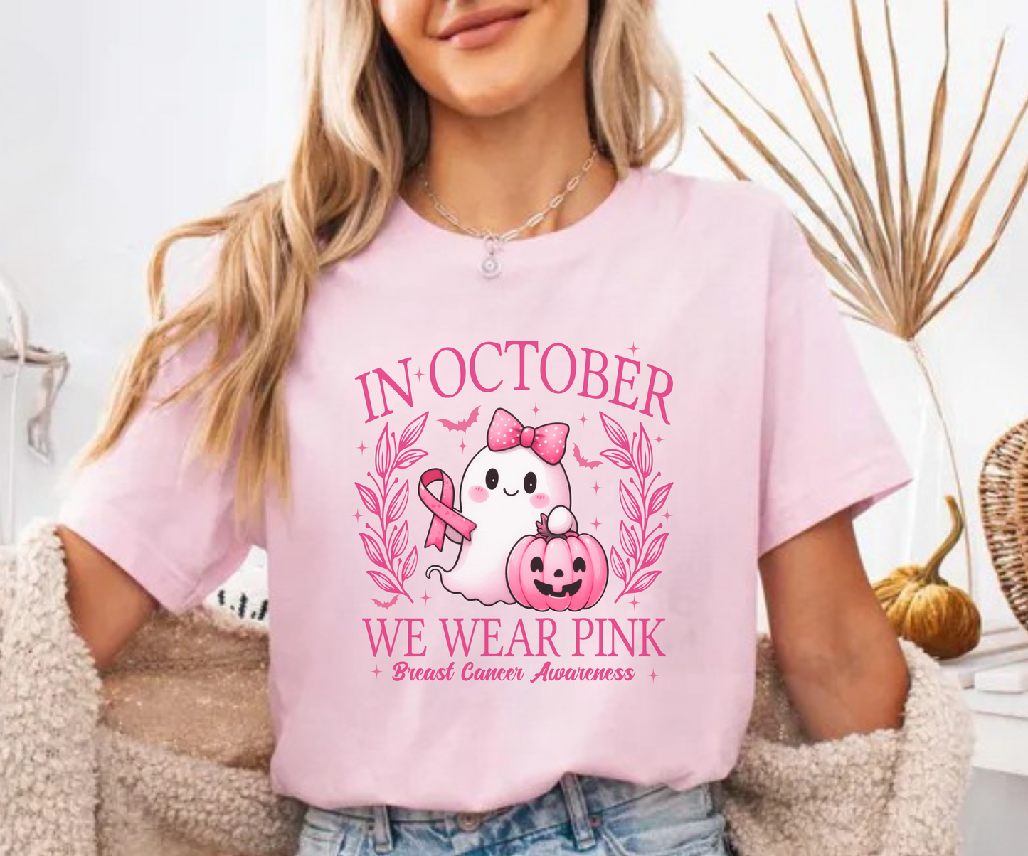 In October We Wear Pink Tee