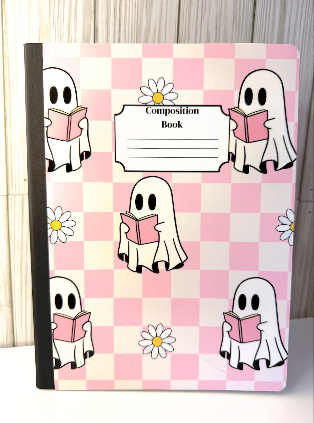 Cute Ghost Reading Composition Books