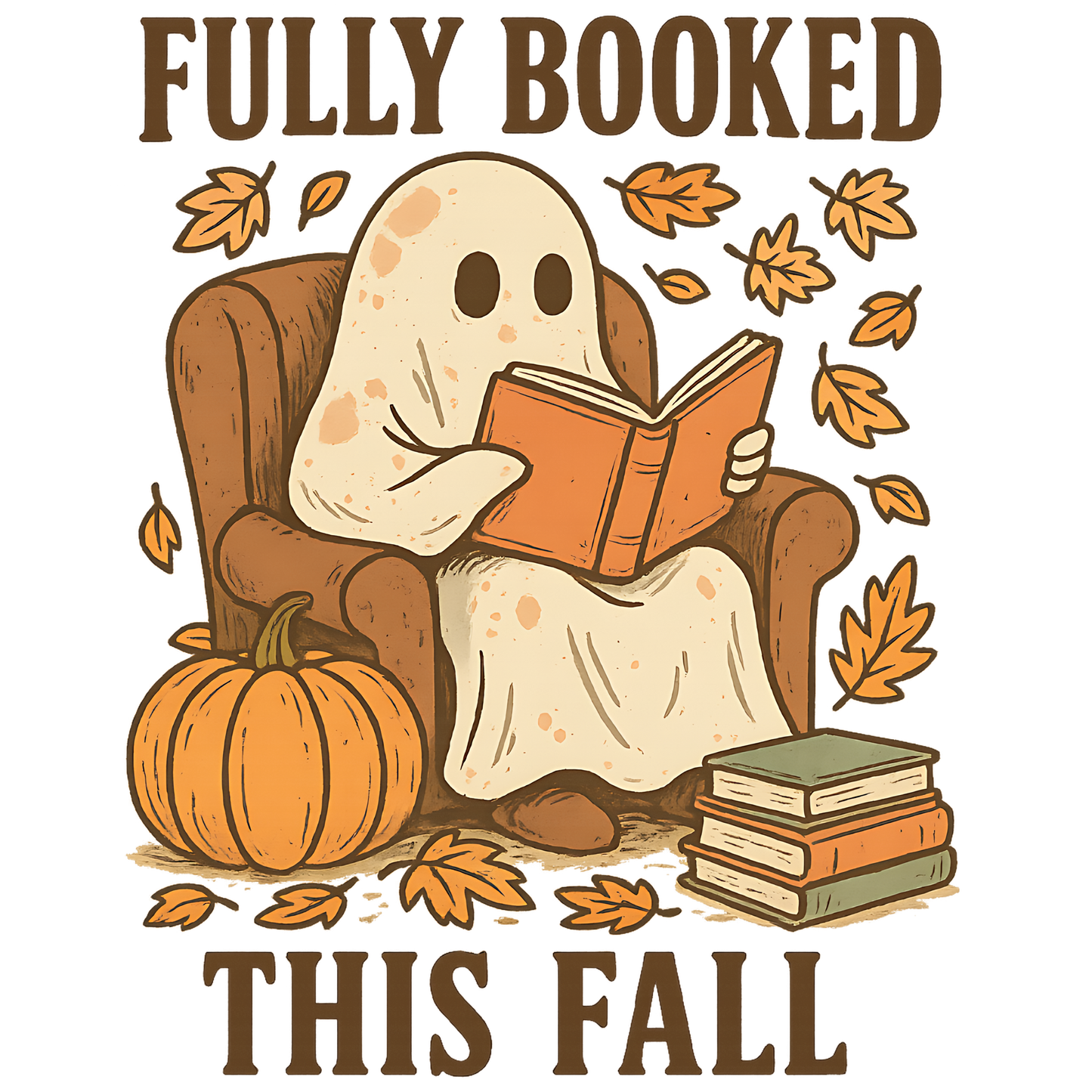 Fully Booked Ghost DTF Transfer