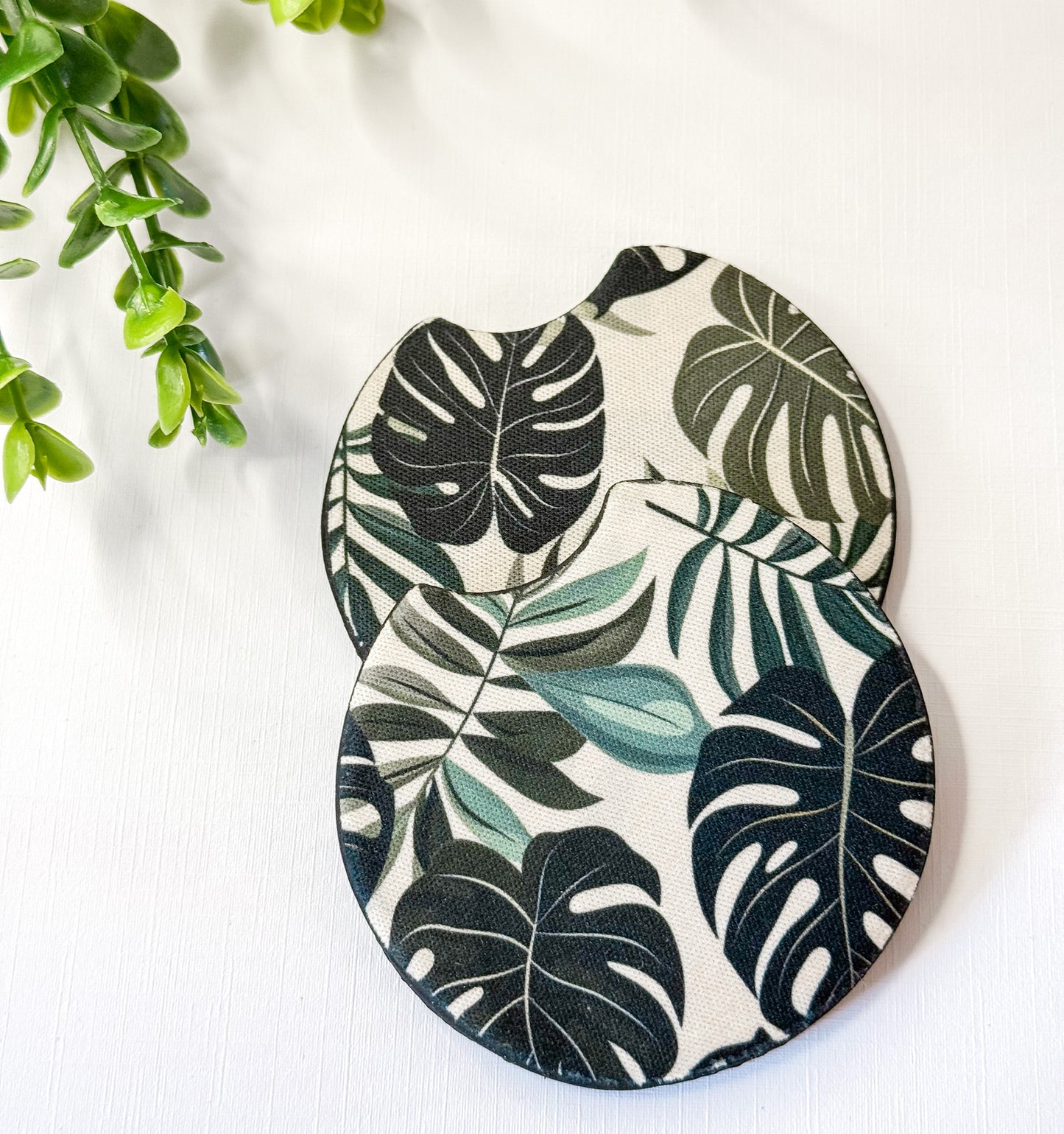 Monsterra Car Coasters