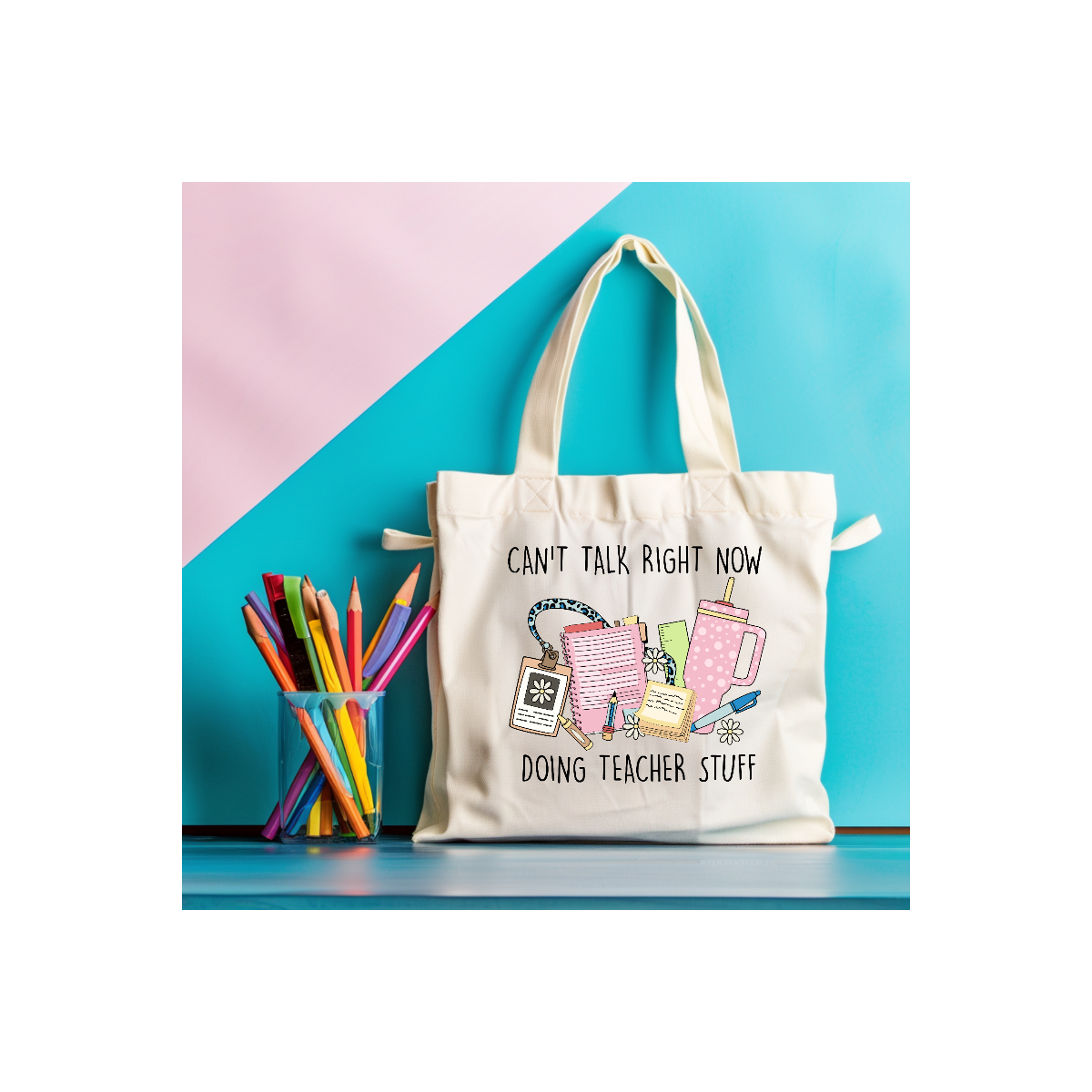 Teacher Stuff Tote