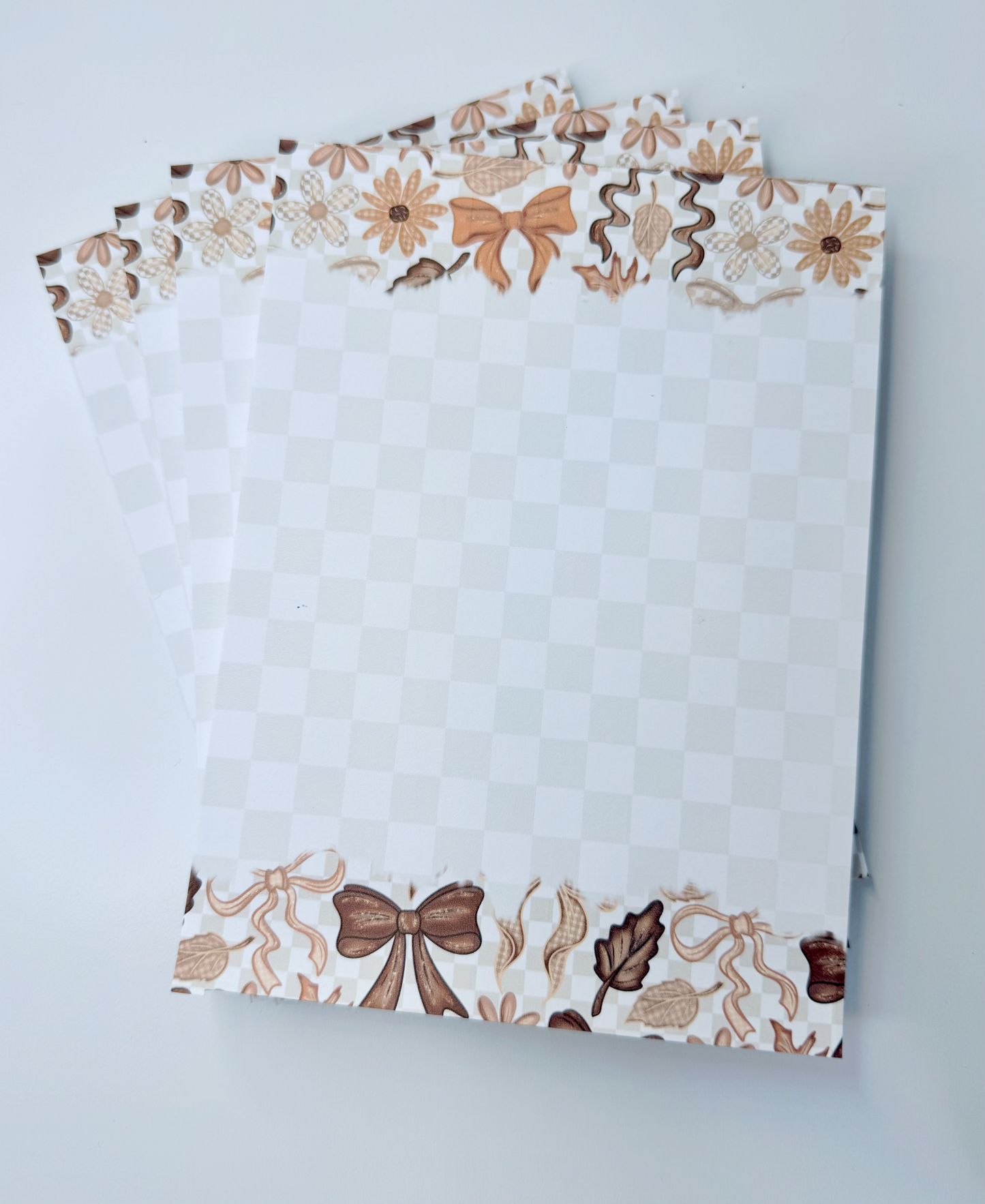 Fall Bows Notepad