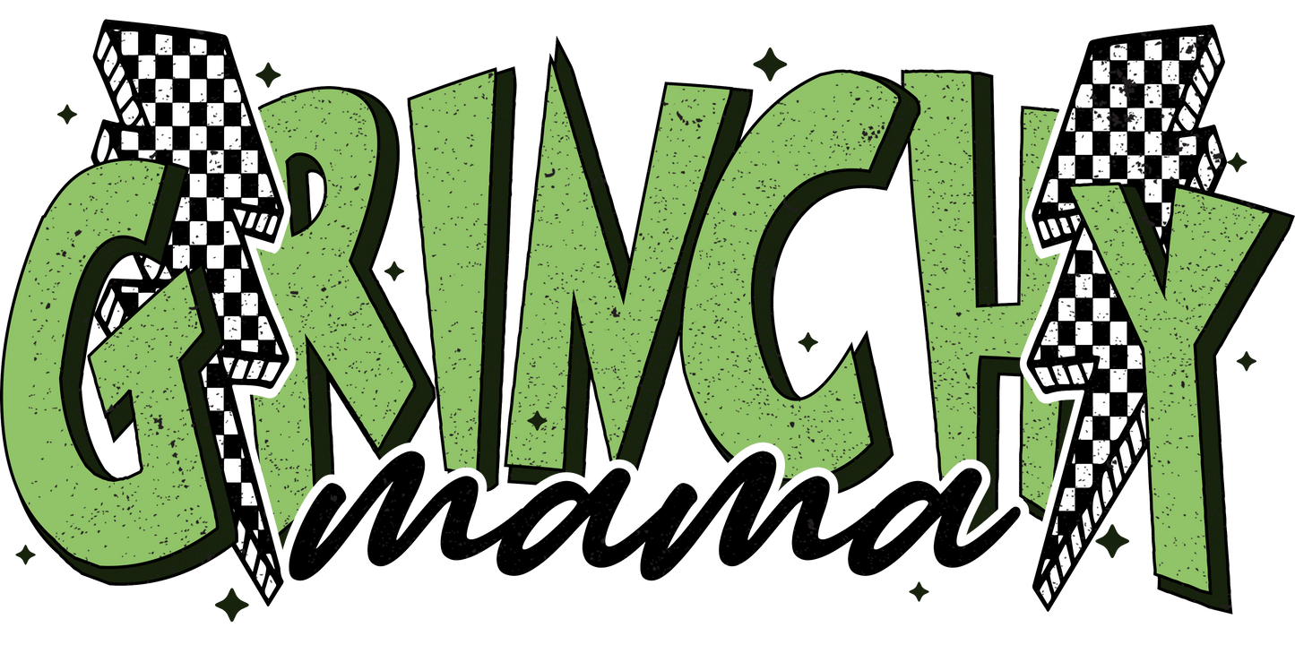 Grinchy Mama DTF Transfer