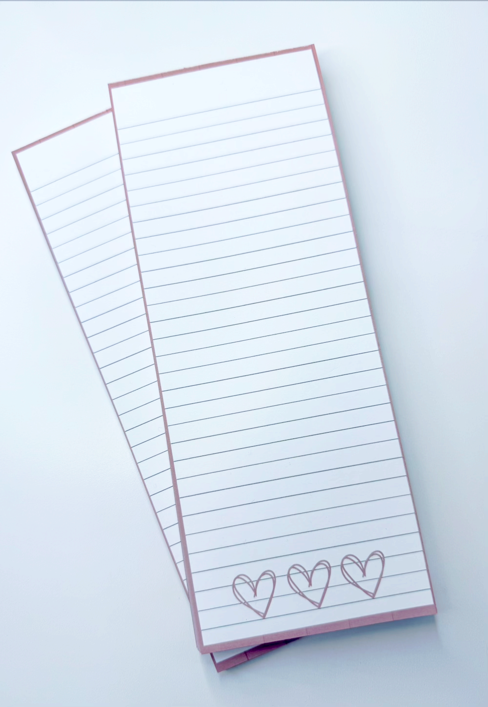 Hearts Magnetic Notepad
