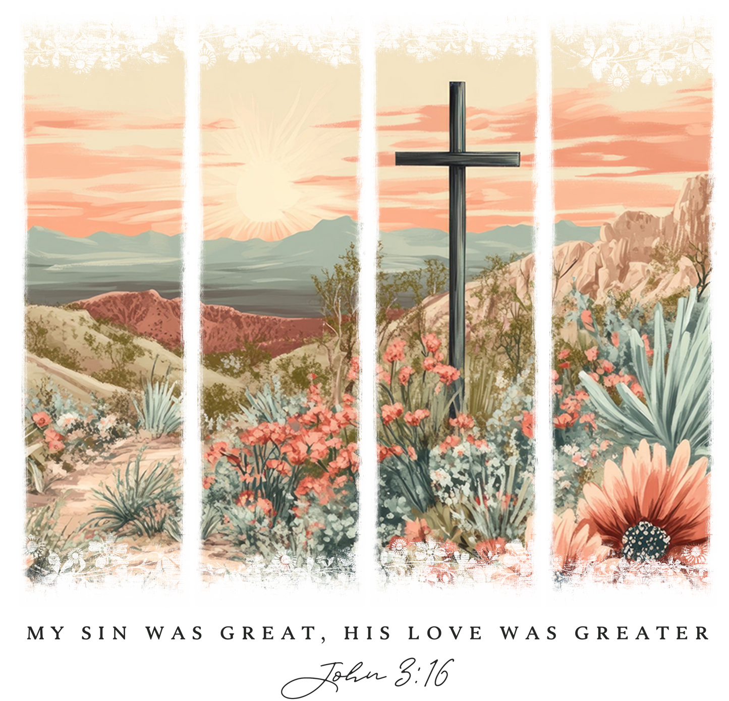 My Sin was Great DTF Transfer