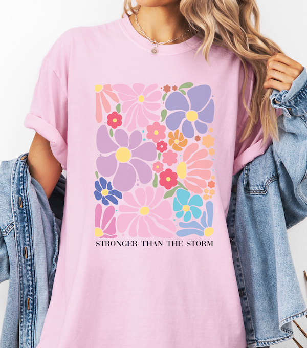 Stronger than the Storm Boho Tee