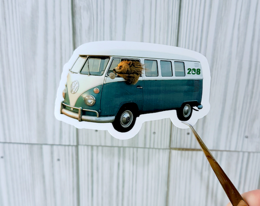 208 Bear Sticker