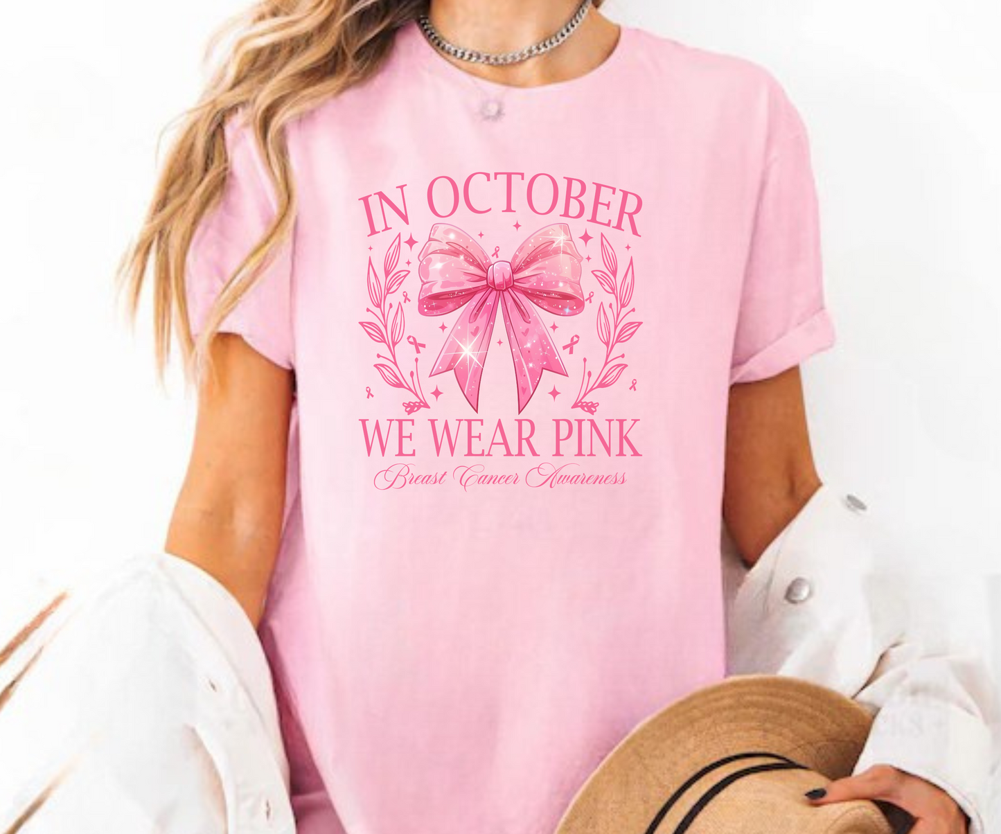 We Wear Pink Bows Tee