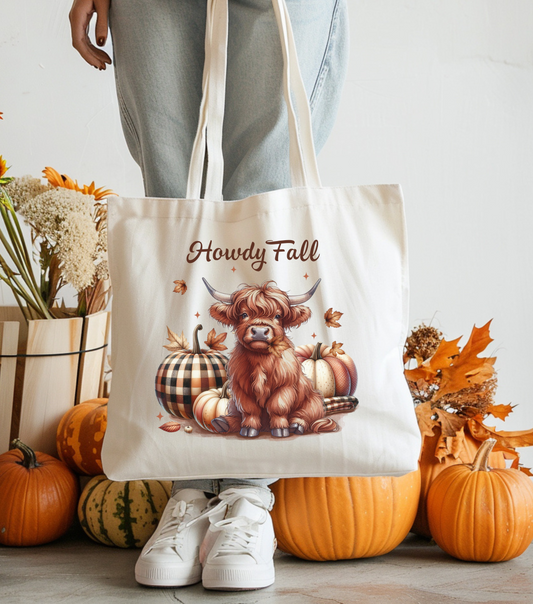 Highland Howdy Fall Tote