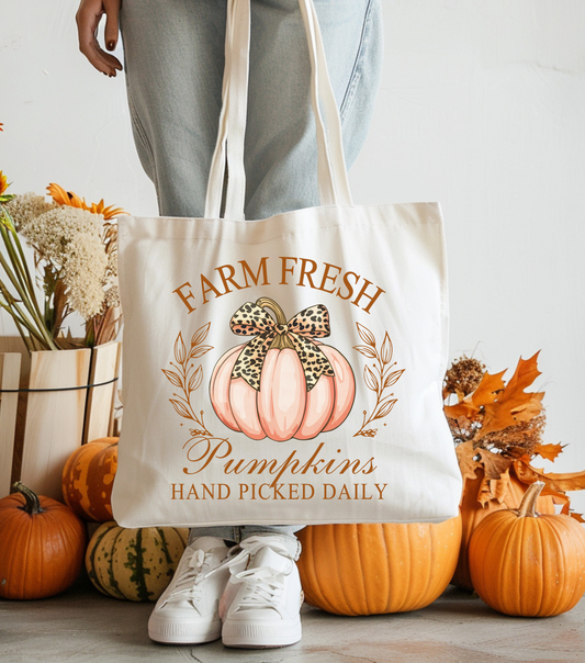 Handpicked Pumpkin Tote