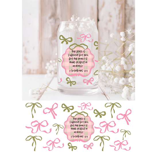 Grace is Sufficient UVDTF Cup Wrap