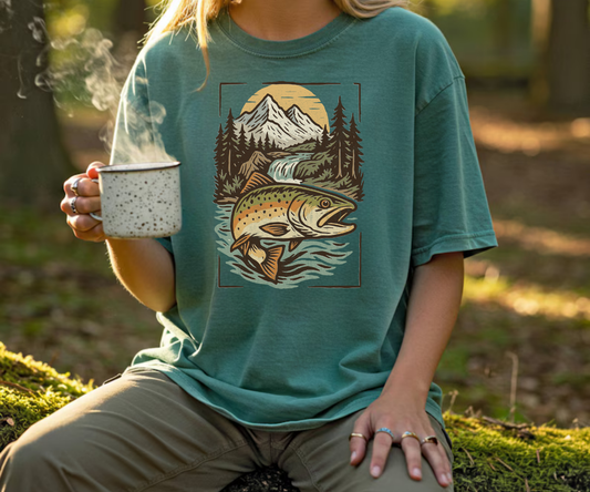 Mountain Lake Trout T-shirt