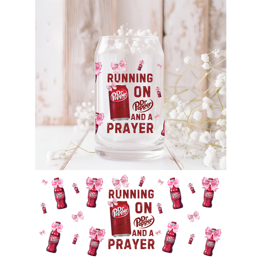 Dr. Pepper and a Prayer UVDTF Cup Wrap