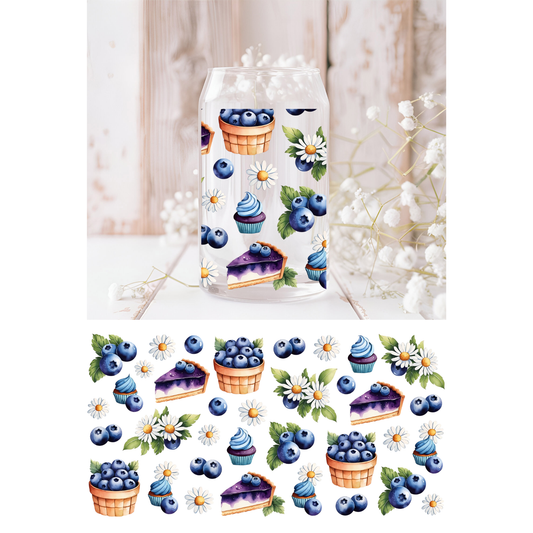Blueberry Galore UVDTF Cup Wrap
