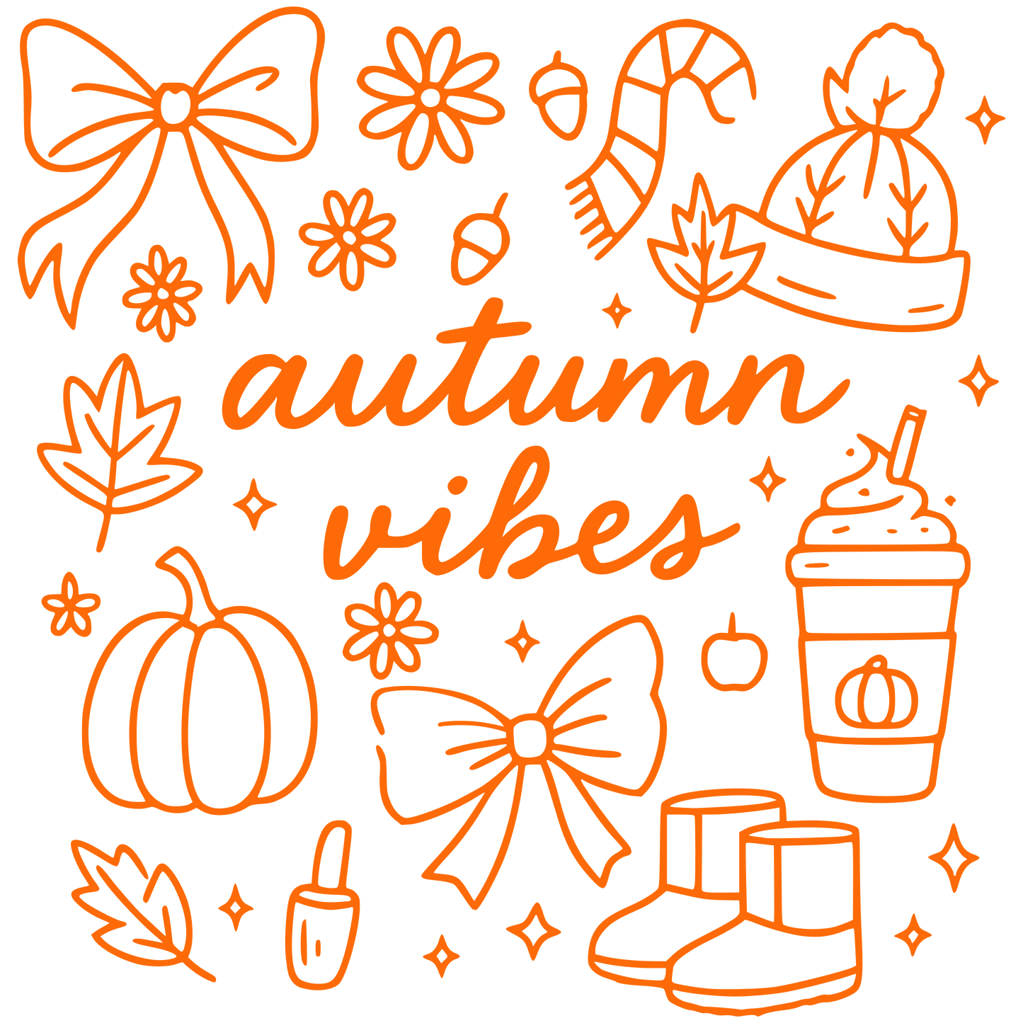 Autumn Vibes DTF Transfer