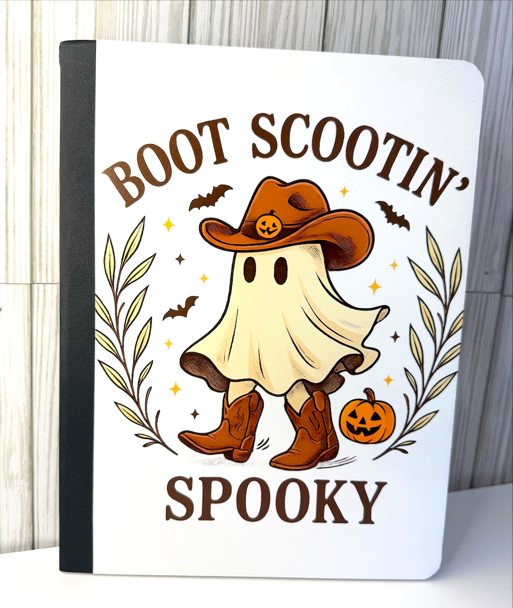 Boot Scottin Spooky Composition Books