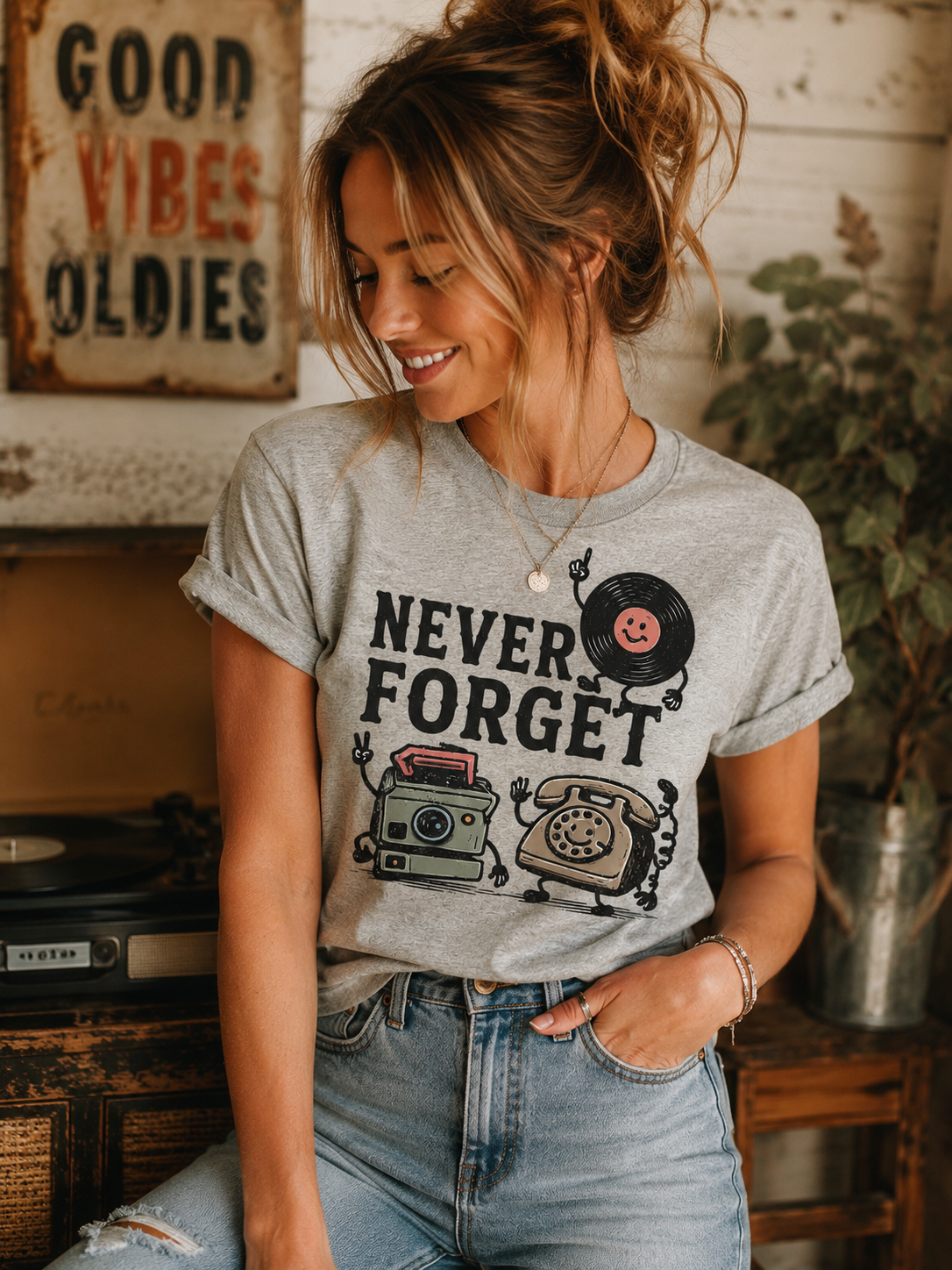 Never Forget Retro T-Shirt