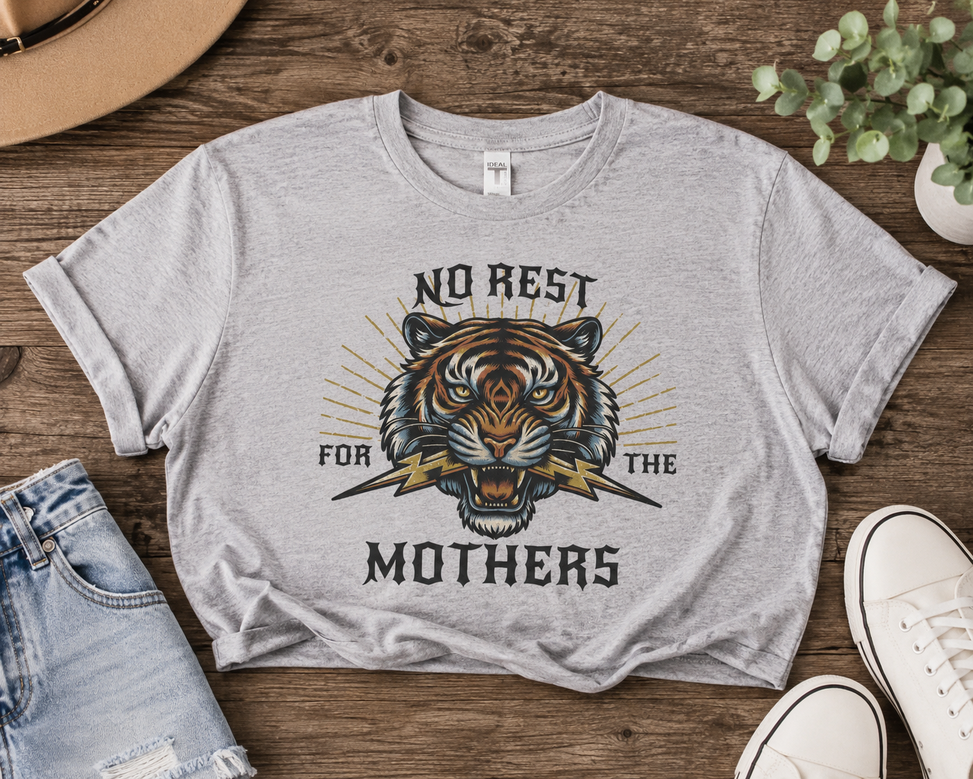 No Rest for the Mothers Crop Tee