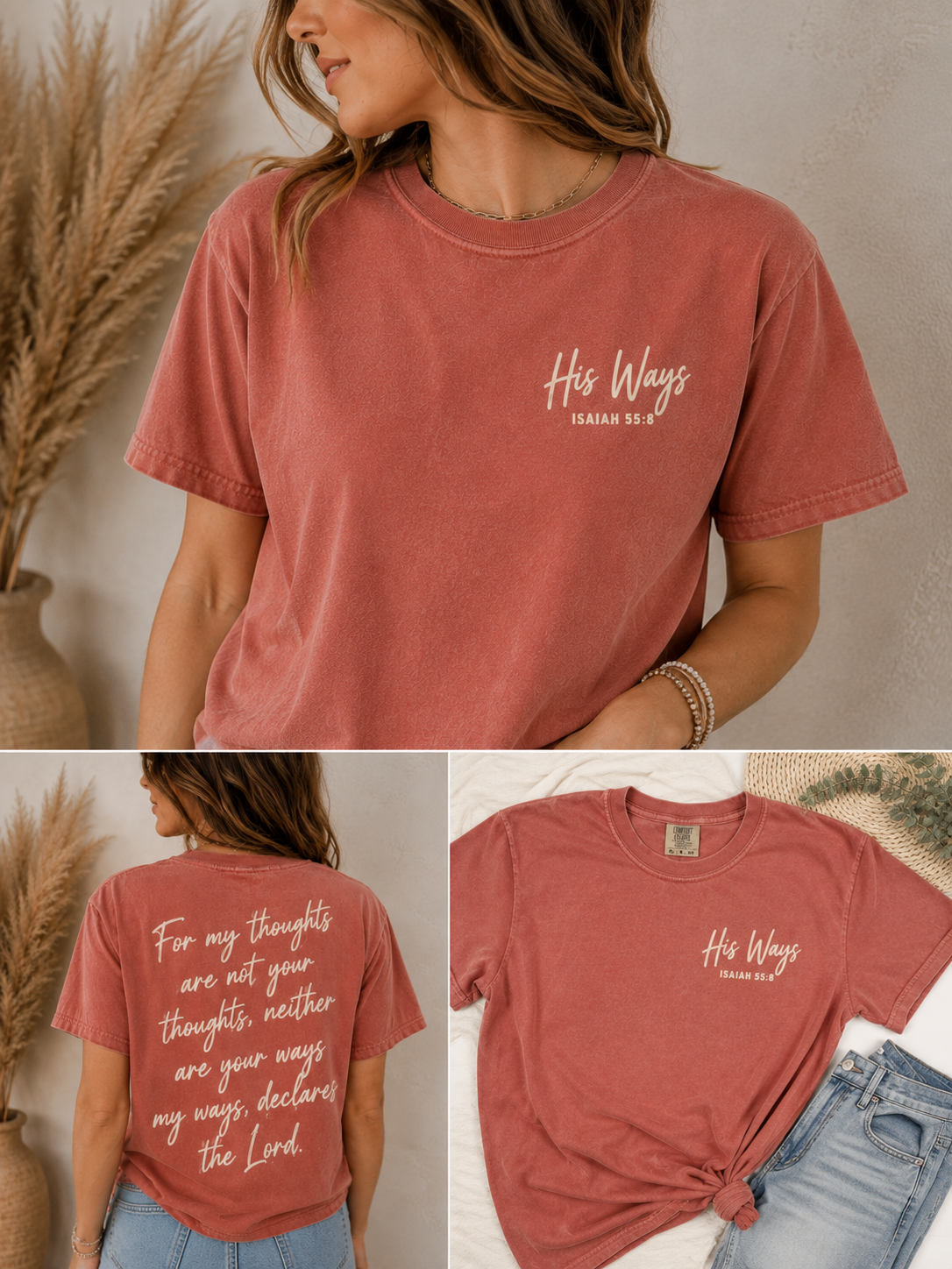 His Ways Isaiah 55:8 Comfort Colors® T-Shirt