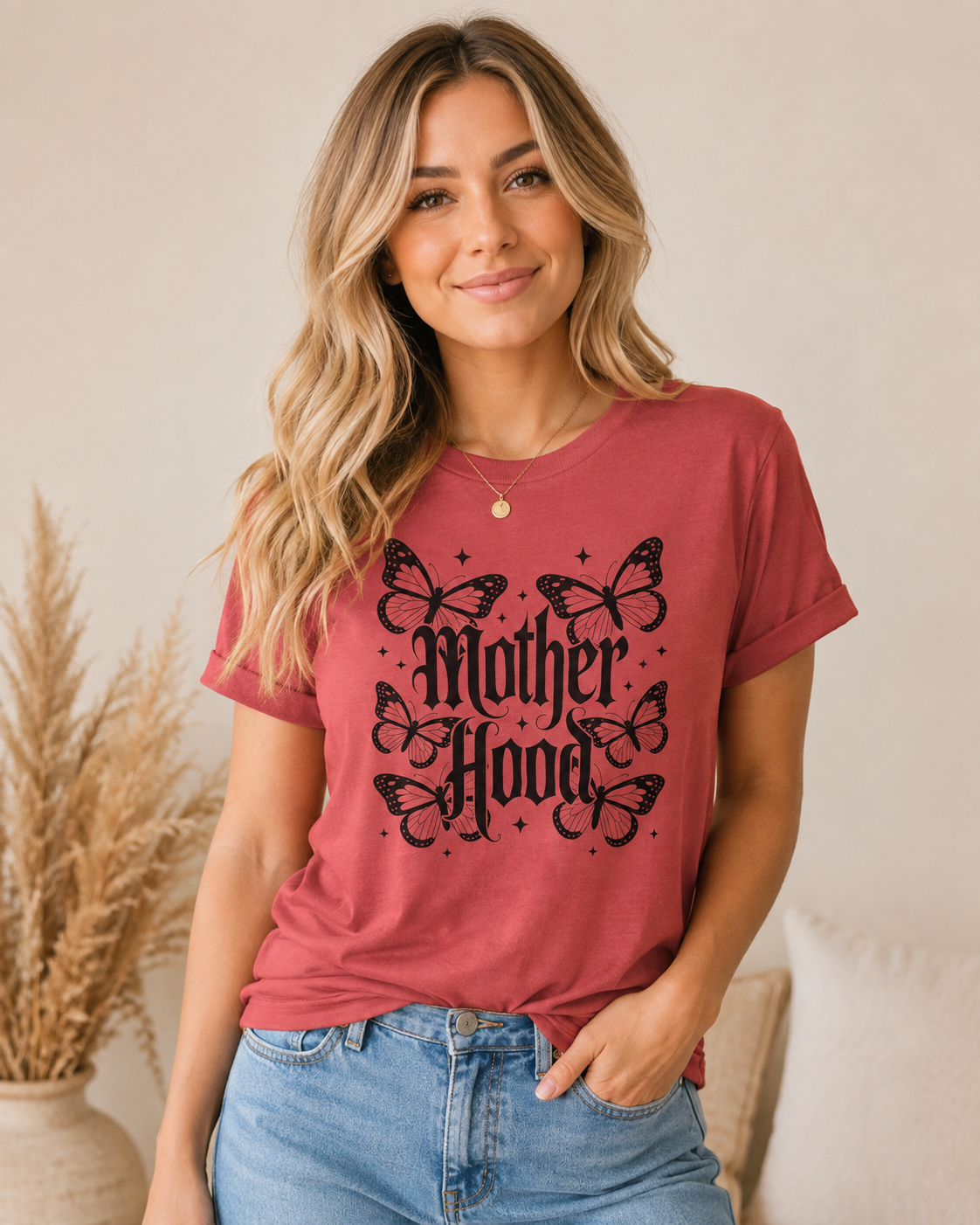 Mother Hood Butterfly Graphic Tee