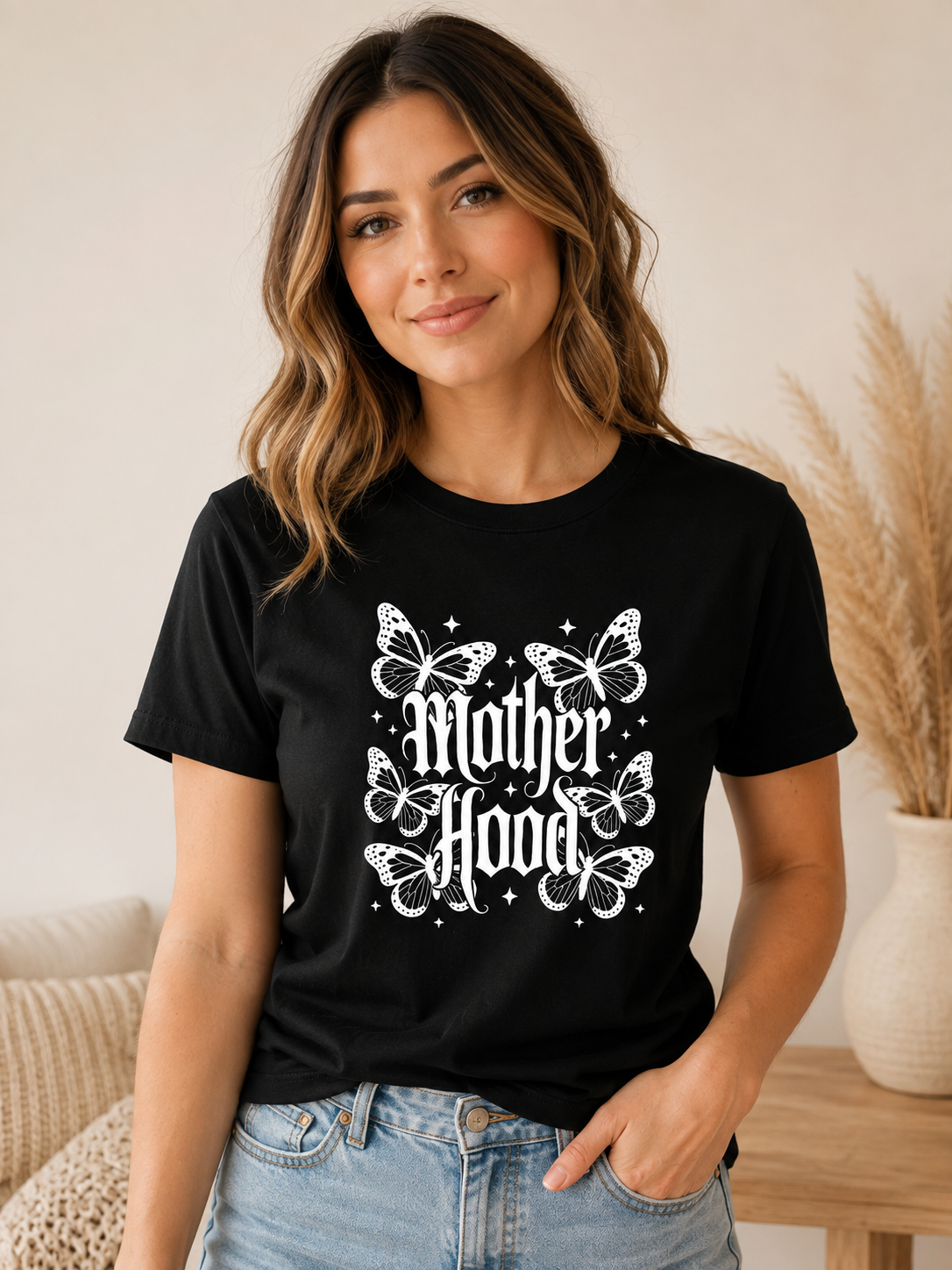Mother Hood Butterfly Graphic Tee