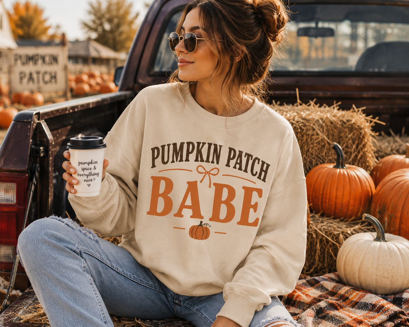 Pumpkin Patch Babe Sweatshirt