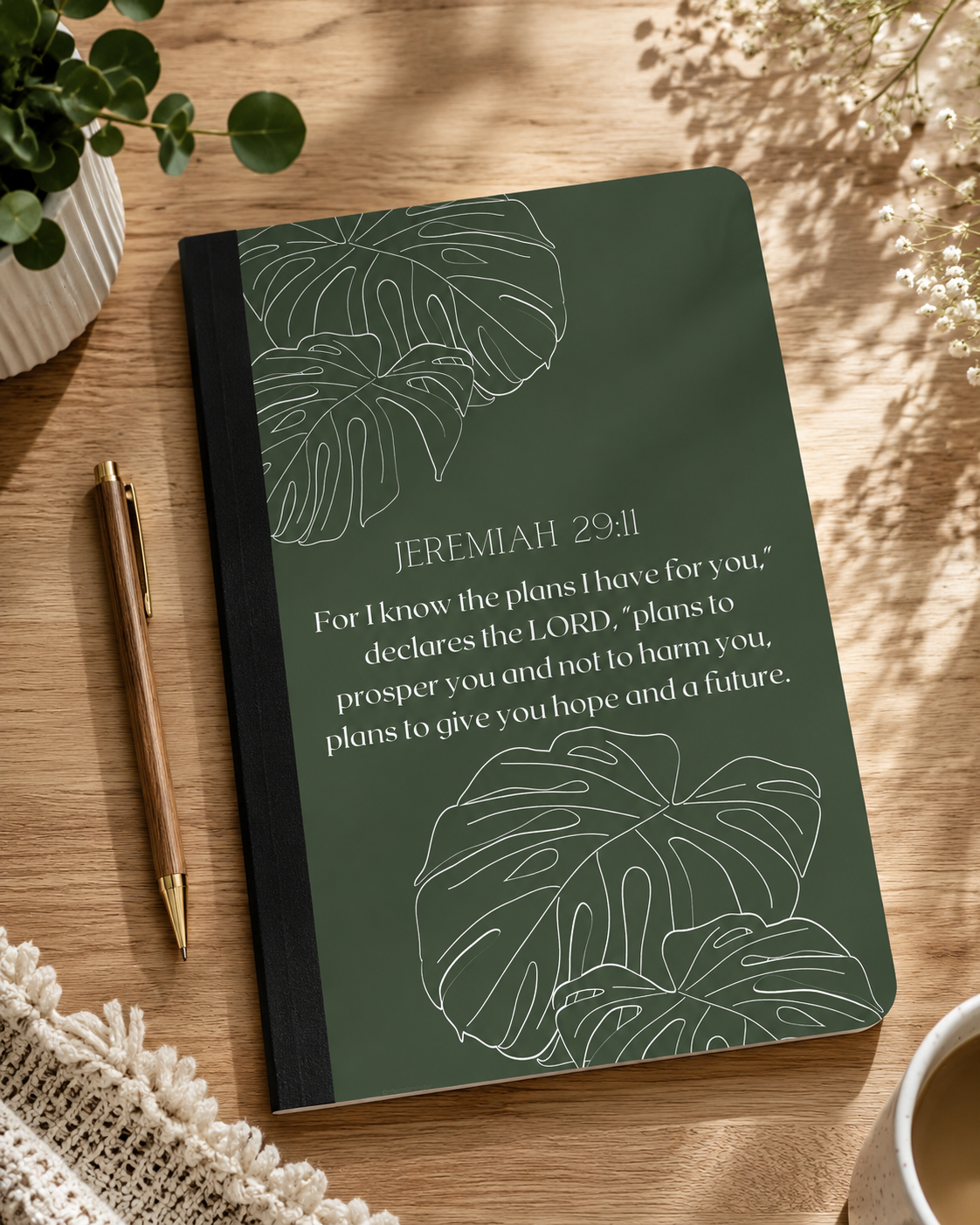Jeremiah 29:11 Christian Composition Notebook