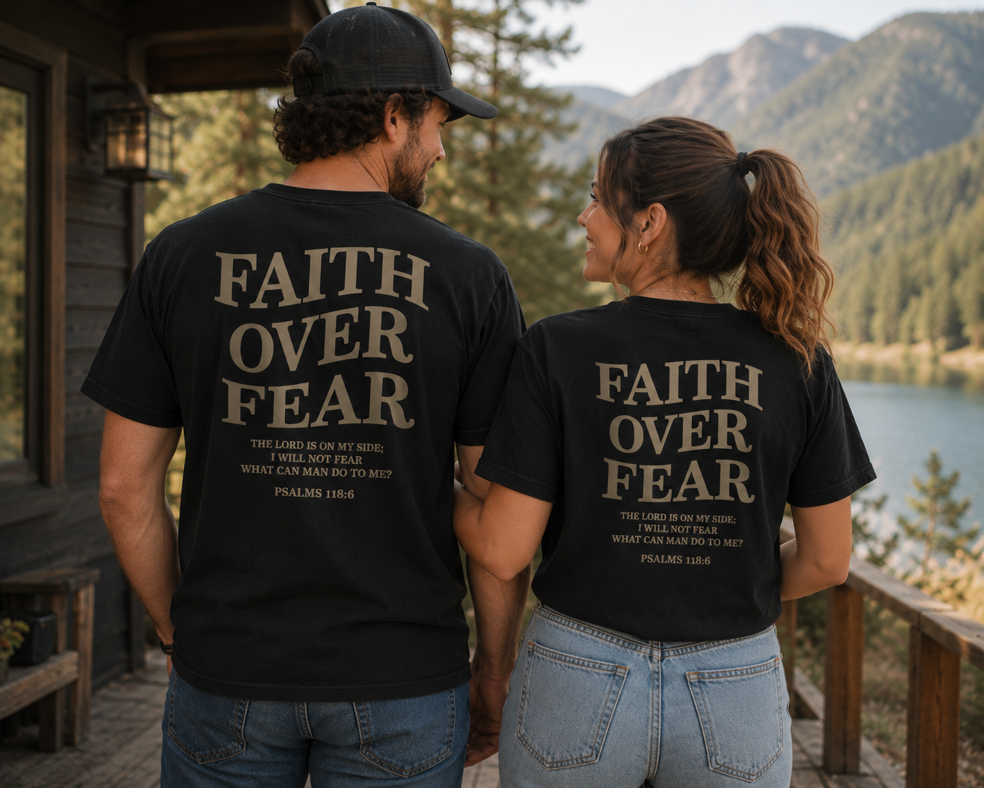 Faith Over Fear Christian T-Shirt |Christian Shirt for Men & Women