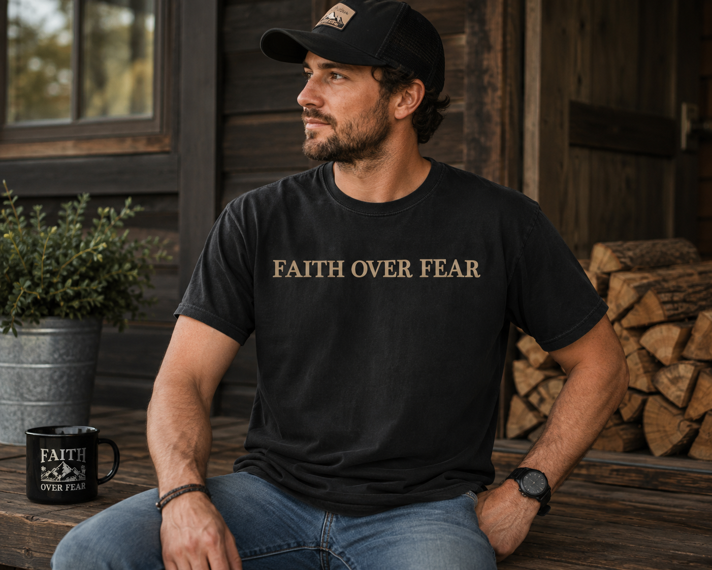 Faith Over Fear Christian T-Shirt |Christian Shirt for Men & Women