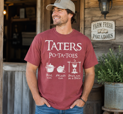 Taters Po-ta-toes Lord of the Rings Tshirt