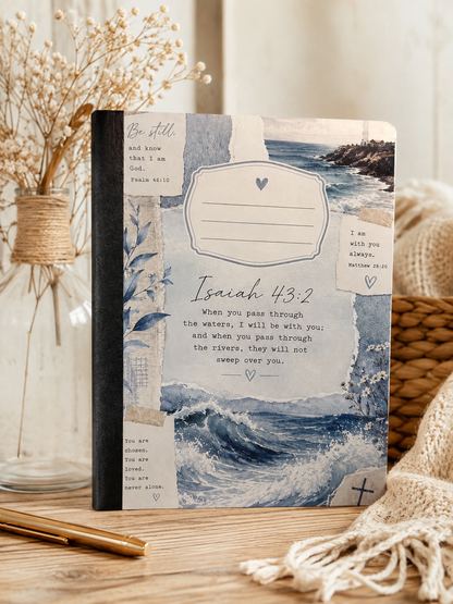 Isaiah 43:2 Christian Composition Notebook