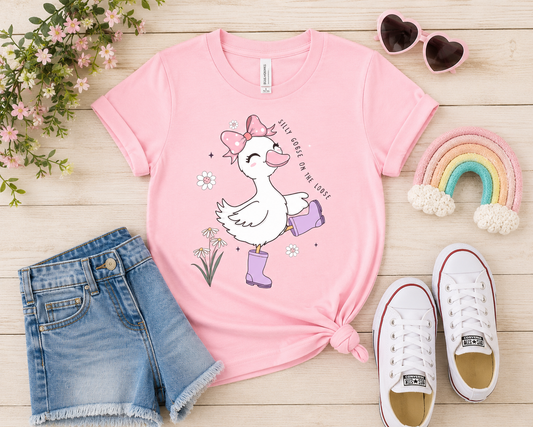Silly Goose on the Loose Kids T-Shirt