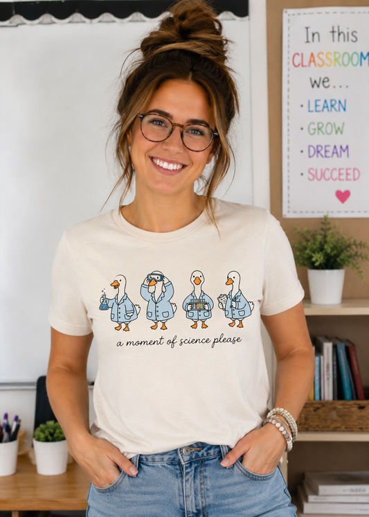 A Moment of Science Please Teacher Shirt