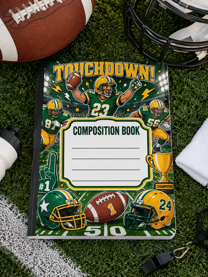 Football Composition Notebook
