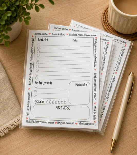 Faith Reminders To-Do Notepad