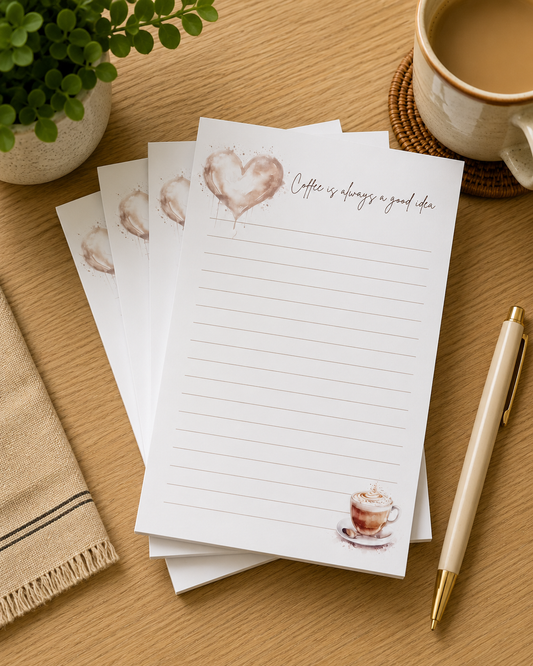 Coffee is Always a Good Idea Notepad