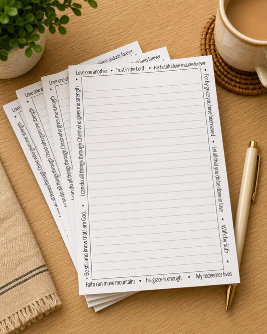 Faith Reminders Notepad