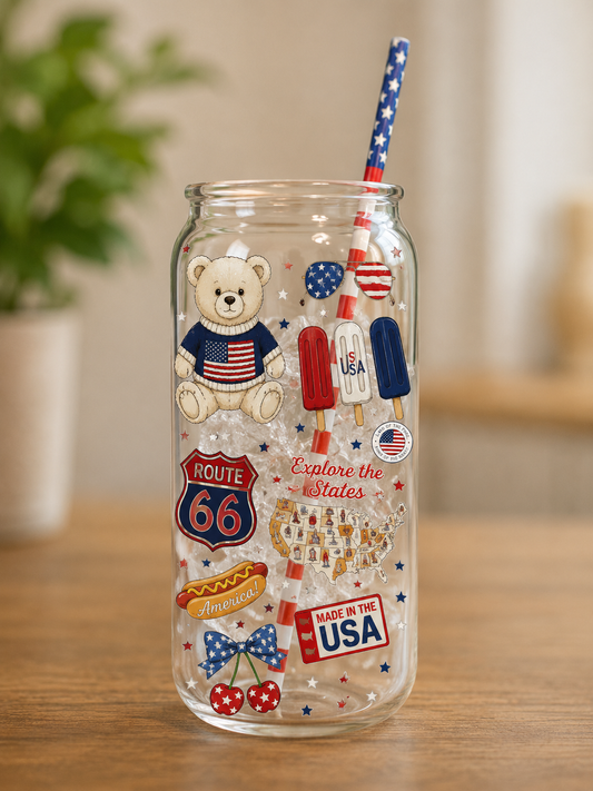 Patriotic Summer Plastic Cup