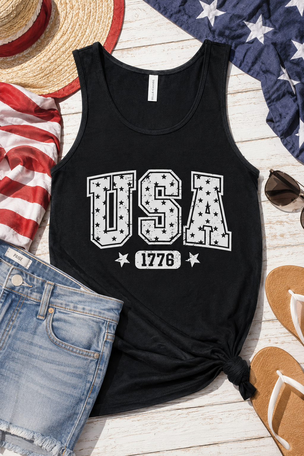 USA 1776 Slim Fit Tank