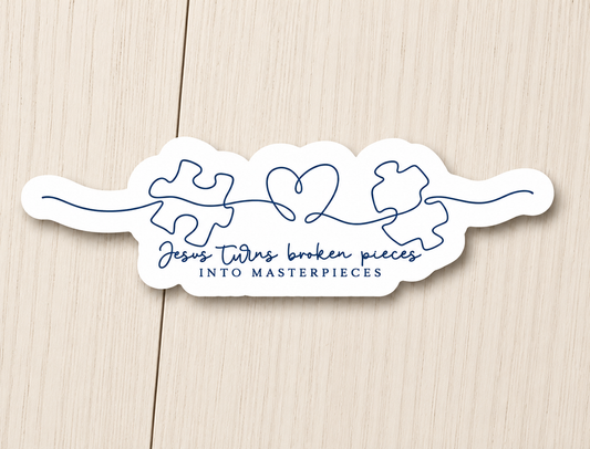 Broken Pieces Sticker