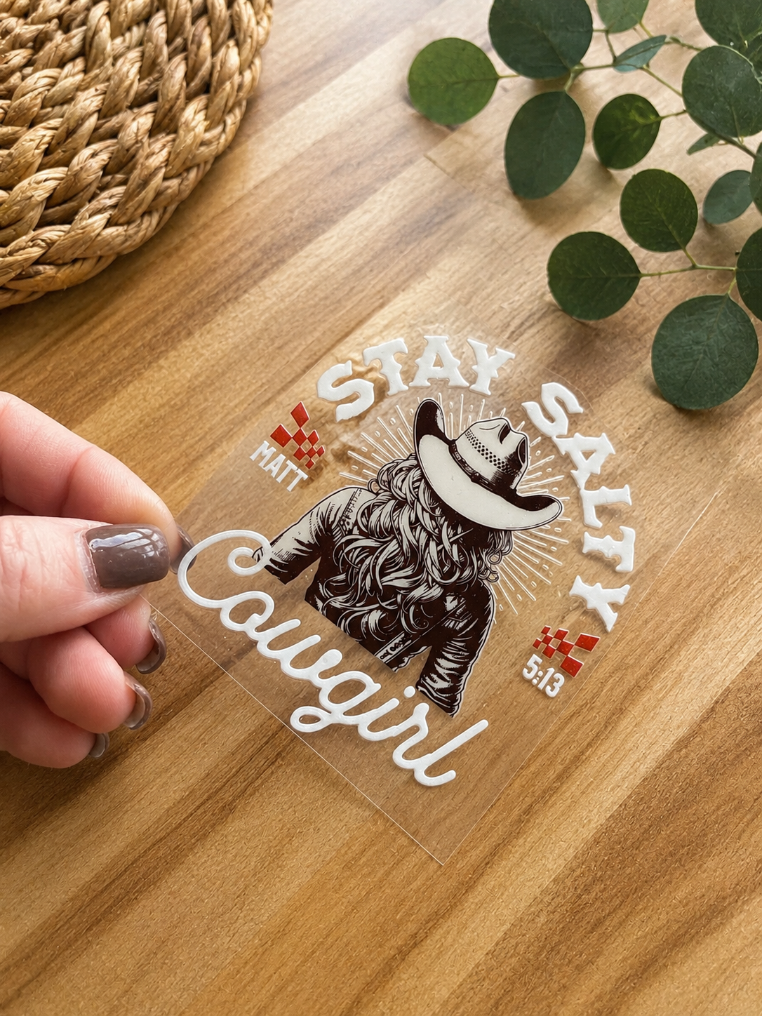 Stay Salty Cowgirl Decal