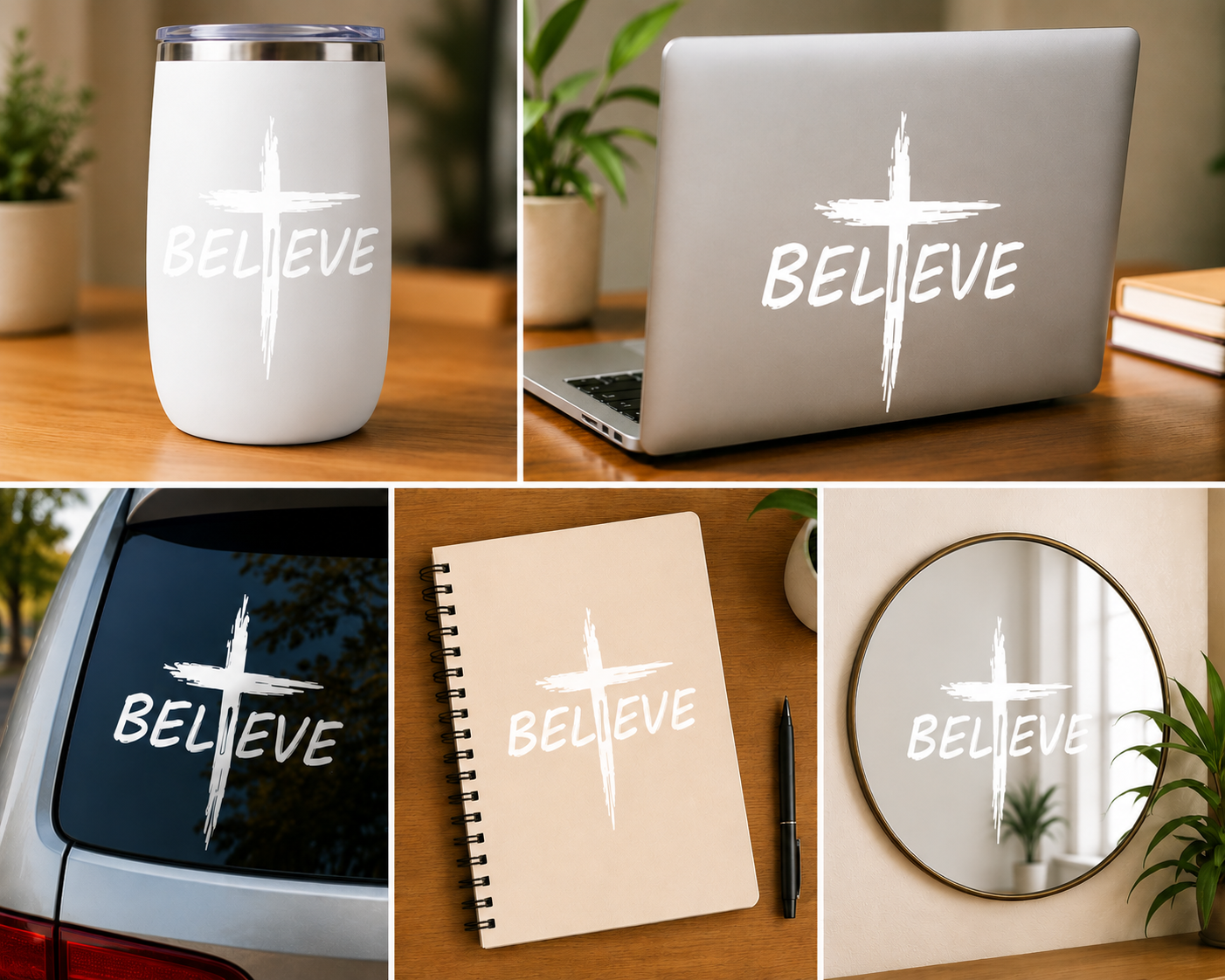 I Believe UV DTF Decal