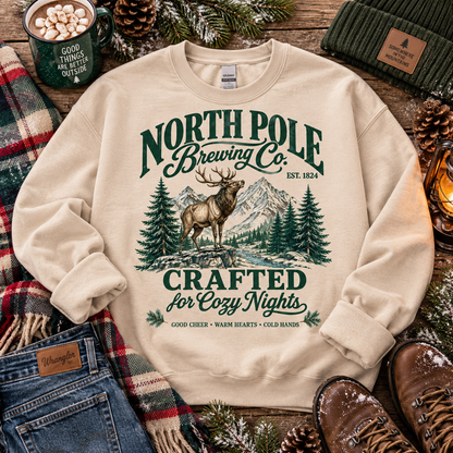 North Pole Brewing Co. Christmas Sweatshirt
