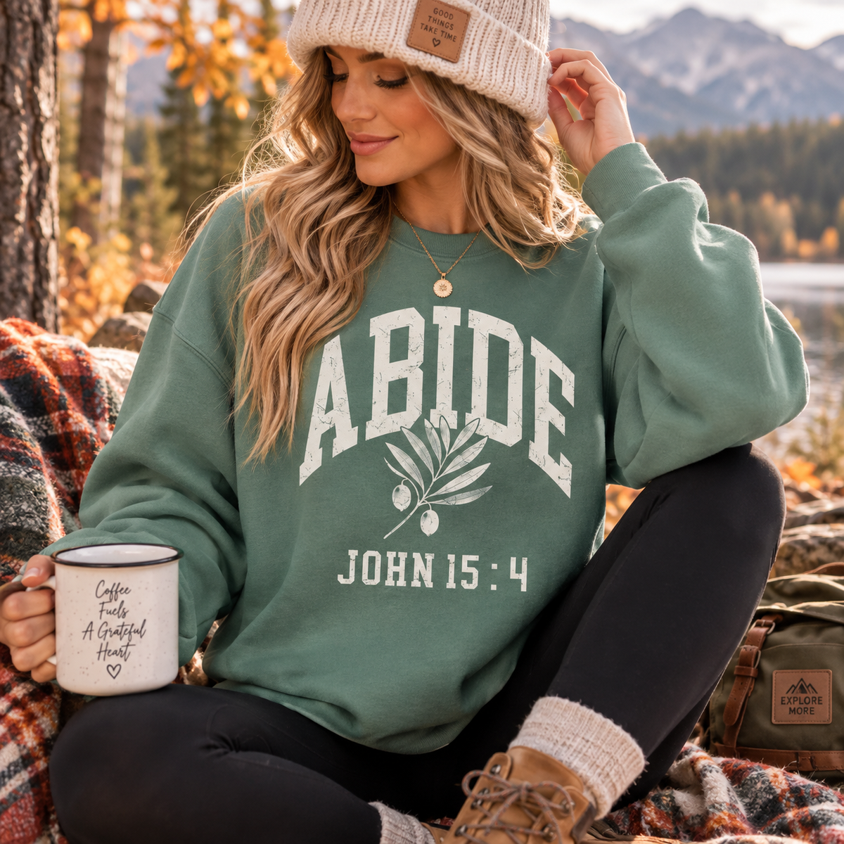 ABIDE Christian Sweatshirt